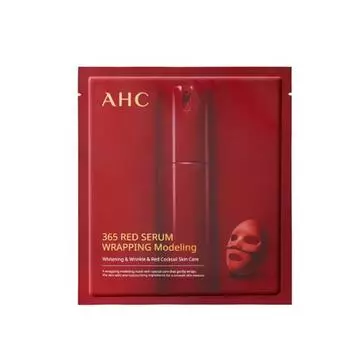 AHC 365 Red Serum Wrapping Modeling 40г, популярная взрывная косметика в Корее