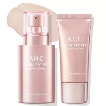 AHC Aura Secret Tone-Up Cream SPF30 PA++ Plus Set, смешанные цвета, 1 набор 50 г+30 г