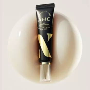AHC Красота - Ten Revolution Real Eye Cream for Face 30ml, Антивозрастной, Kbeauty, Корейская косметика, образец