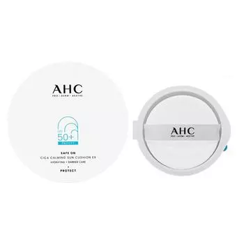 AHC Cica Calming Sun Cushion Original + Refill + Puff Season 8 Pak Se-ri Sun Cushion, single item, 1 piece