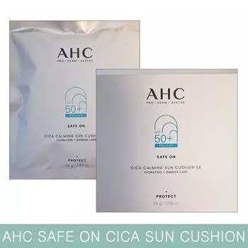 AHC Cica Calming Sun Cushion солнцезащитный кушон + сменный блок, 1 шт., 50 г