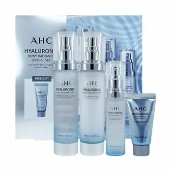 AHC HYALURONIC Dewy Radiance Special Set, Увлажнение, Kbeauty, Корейская косметика, образец