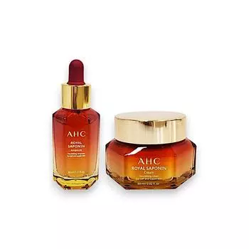 [AHC] Королевский сапонин Ампула 30 мл + Крем 60 мл – Премиальный набор для ухода за кожей против старения