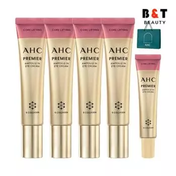 AHC Крем для глаз Core Lifting Season 12 40мл х4 + 12мл + сумка для покупок, 1 шт.