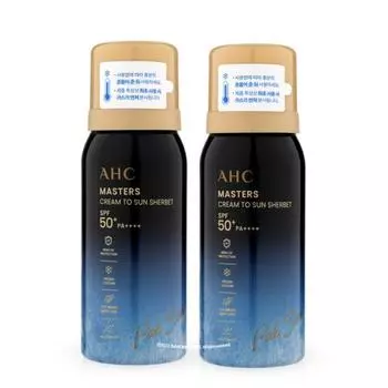 AHC Masters Охлаждающий крем-щербет для загара 60 гX2
