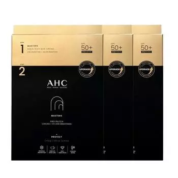 AHC Masters Pro Patch 8g + Sunscreen SPF50+ PA++++ 1.5ml 4 sets, 3 sets