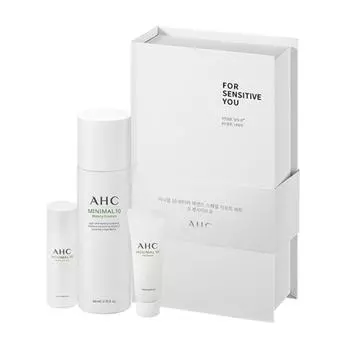 AHC Minimal 10 Watery Essence Special Set (Essence 80ml + 25ml + Cream 10ml) 98% экстракт центеллы / Гипоаллергенный натуральный продукт