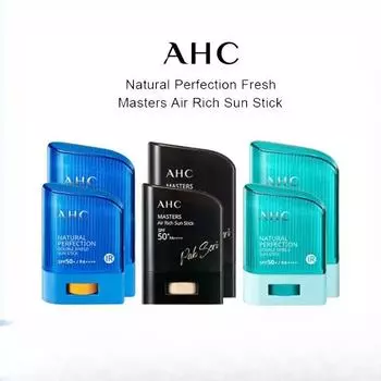 AHC Natural Perfection Двойной солнцезащитный стик SPF50+ PA++++ 5 вариантов blue 14g