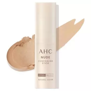 AHC Nude Concealing Stick Natural Cover Cream SPF50+ PA++++, Tone Up Beige, 10 г, 1 шт.