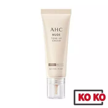 [AHC] NUDE Тонизирующий крем Natural Glow SPF 50+ PA ++++ 40 мл 40ml