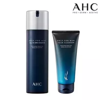 AHC Only for Men Универсальная эссенция 200 мл + Пенка для умывания 140 мл, выбор варианта: 001Z02) Эссенция All-in-one 200 мл, специальная, 1 шт.