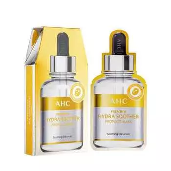 AHC Premium Hydra Soother Propolis Mask, Увлажняющая, Kbeauty, Корейская косметика, образец