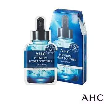 AHC Premium Hydra Soother Skin Fit Mask, Увлажняющая, Kbeauty, Корейская косметика, образец
