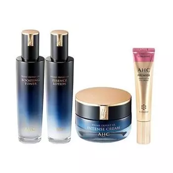 AHC Prime Expert EX Basic 4 Piece Set Skin + Lotion + Cream + Eye Cream 40ml