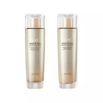 AHC Renew-age Total Nourishing Toner Emulsion, набор из 2 предметов
