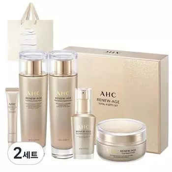 AHC Renewed Age Total 4 типа подарка + набор сумок для покупок, 2 комплекта, популярный корейский косметический набор