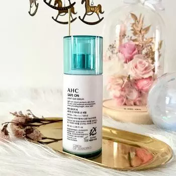 AHC Safe On Light Sun Serum 40мл SPF50+PA++++, корейская косметика, Kbeauty, пробник