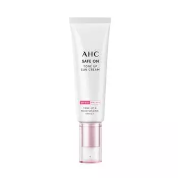 AHC Safe On Tone Up Sun Cream 50 мл SPF50+ PA++++ / Солнцезащитный крем / УФ-защита