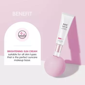 AHC Safe-On Tone Up Sun Cream SPF50+ PA++++, 50ml