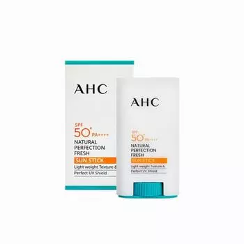 AHC Солнцезащитный крем Natural Perfection Fresh Sun Stick 17 г SPF50+ PA++++, 1 шт.
