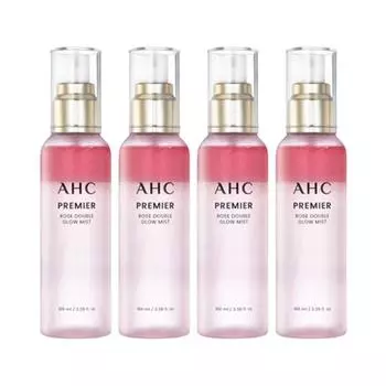 AHC Спрей-освежитель AHC Premier Rose Double Glow Mist 100 мл x4, 4 шт.