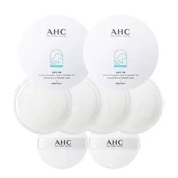 AHC Sun Cushion Cica Calming EX Sun Cushion 2 основных продукта + 4 сменных блока + 2 дополнительных нажатия