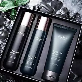 AHC Only For Men Skin Care Set, Увлажнение, Корейская косметика, KBeauty, образец
