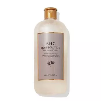 Тоник с экстрактом гамамелиса AHC Herbal Solutions, 500 мл, 1 упаковка