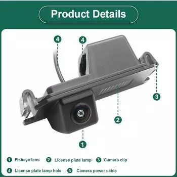 AHD 1080P Автомобильная камера ночного видения заднего вида для Kia i30 K3 Soul 2009-2011 Hyundai Lohens Veloster 2011-2012 Car