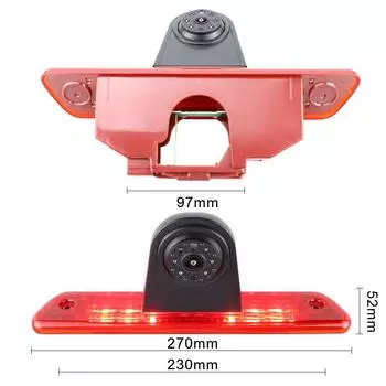 AHD 1080P Автомобильная крыша светодиодный стоп-сигнал камера заднего вида для Fiat Scudo Peugeot Expert Toyota Proace Citroen SpaceTourer 2006-16