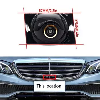 AHD 1080P CVBS 170° парковка логотип камера переднего вида для Mercedes Benz E класса W213 S213 E250 E300 E350 E53 2016~2020 CVBS 1080X720P
