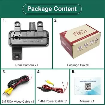 AHD 1080P Камера заднего вида, встроенная в ручку багажника, для Mercedes-Benz B-класса B180 B200 B260 2012-2014