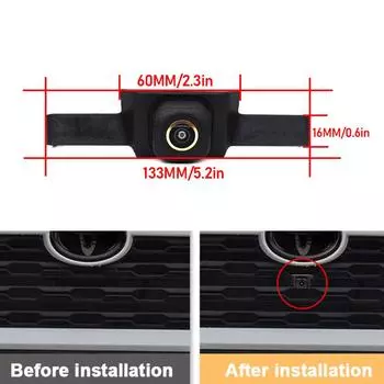 AHD 1920x1080P Full HD 170 градусов ночное видение автомобиль передняя камера Fisheye золотой объектив для Toyota RAV4 XA50 2020 2021 CVBS 1080X720P