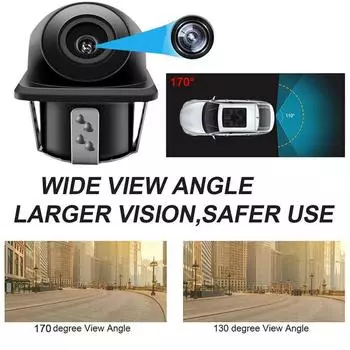 AHD 720P 1080P Fish Eye Автомобильная камера заднего вида с углом обзора 170 градусов и 2 проводами управления StarLight Night Vision IP68 Водонепроницаемость