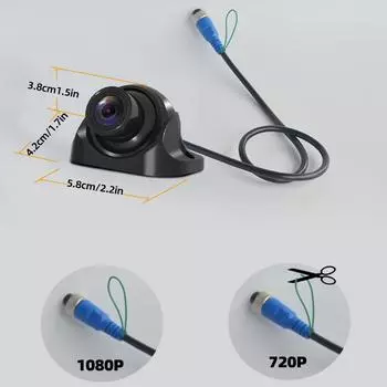 AHD Full HD камера заднего вида с ночным видением 1080P 720P с обратной передней стороной для грузовика, автобуса, тяжелого транспортного средства, автофургона, пикапа