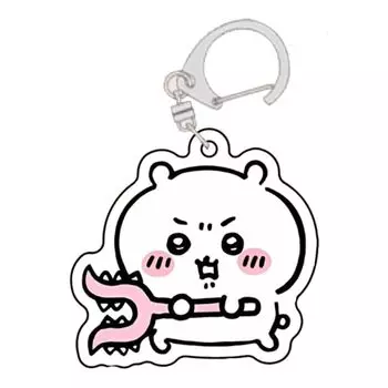 [AIA] Small and cute character double side mini acrylic keychain hobby Moe goods Ackey double sided acrylic informal (Clear D) [product]