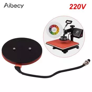 Aibecy Heat Press Plate Mat Pad Насадки 15,5 см для сублимационного переноса 220V разноцветный