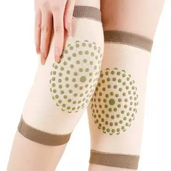 Aicao Защита колена для мужчин женщин Кашемировые наколенники Зимний самонагревающийся наколенник для артритных коленей Старые холодные ноги M