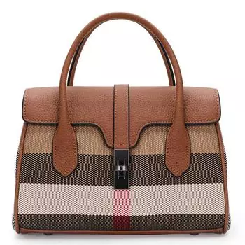 Aidrani Classic, женская сумка в клетку, большая вместительная сумка, сумка через плечо из холщовой кожи в стиле пэчворк