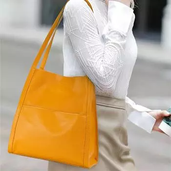 Aidrani Новая женская сумка через плечо, мягкая 100% коровья кожа, большая вместимость, несколько цветов