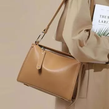 Aidrani одно плечо большая женская сумка 2024 мода натуральная кожа женская сумка сумка-тоут большой емкости сумка через плечо