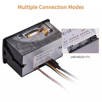 Aiebcy Встроенный термопринтер Чековый принтер 58 мм Мини-модуль печати с низким уровнем шума с USB/RS232/TTL