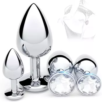 AiFox Анальная пробка Анальные шарики из нержавеющей стали Анальная простата Анальное расширение Развитие Анальная пробка Товары для мастурбации SM Обучение Игры на свежем воздухе Вагинальный