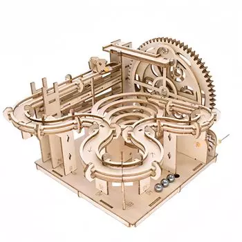 AIJUYE 3D Wooden 3D Wood For 3D Craft Manual Mechanical Pachinko Jigsaw No Connection Agent Образовательный подарок для учеников начальной школы Puzzle,