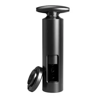 AIKARO - Самовыдвижная открывалка для бутылок вина со штопором и резаком для фольги чёрный