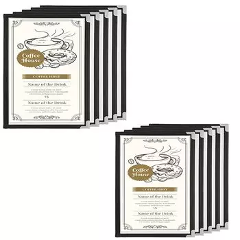 Ailenlan A4 Меню-книга Таблица меню A4 10 книг Набор файлов меню Меню-книга A4 4 страницы Меню-книга Совместимо с форматом A4 4 страницы Прозрачный Содержит 8 блюд