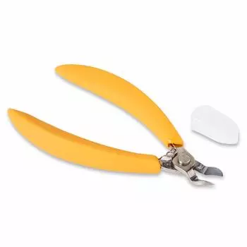Aimedia nail clippers that can easily cut toenails nail clippers Long grip Yellow 1 piece Nipper-style Nipper-style