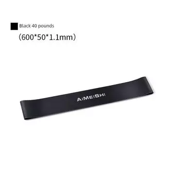 Aimeishi Elastic Band Resistance Band Men s Strength Training Stretch Strap Fitness Women s Yoga Belt Stretch Tension Band Cool Black 40 Pounds/Strength Training recommend