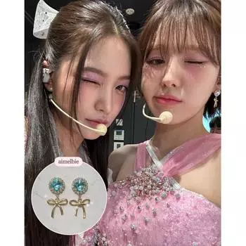 [Aimelbie] Квадратная подушка и ленты-подтяжки - аквамарин