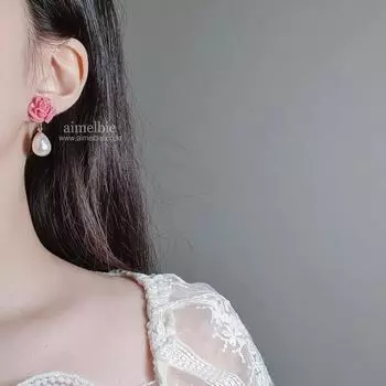 [Aimelbie] Розовые розовые шторы - ежедневная версия